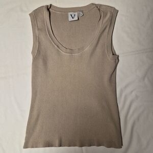 Venini Taupe Sleeveless Tank Top